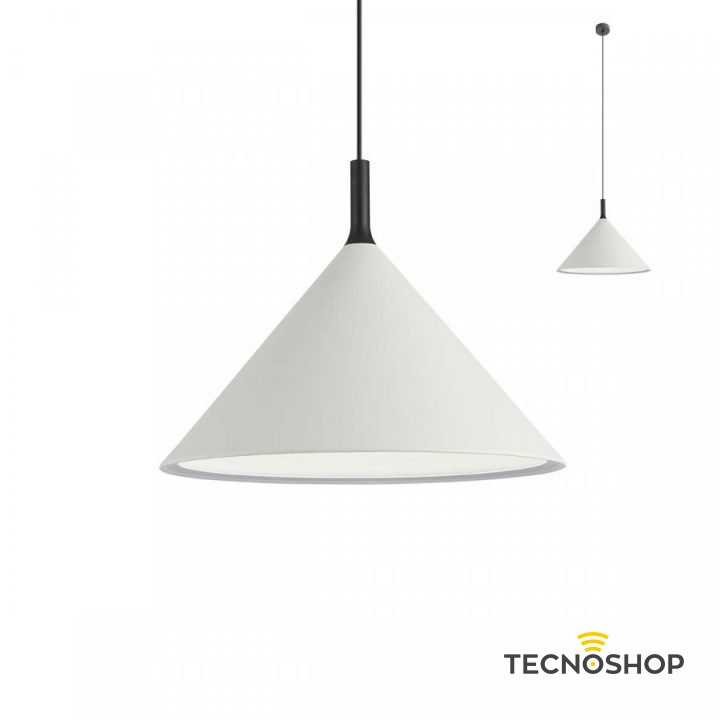 SOSPENSIONE "JAAP" BEIGE SABBIATO CON PORTALAMPADA E27