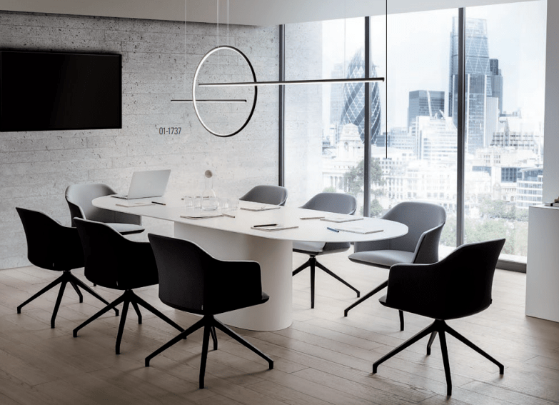 SOSPENSIONE BALANCE 47W 3000K 2865LM 150CM DIMMERABILE - NERA - immagine 3