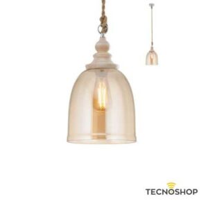 REDO SOSPENSIONE "KASHI" 1xE27 CHAMPAGNE