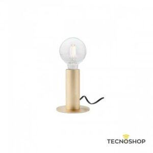 LAMPADA DA TAVOLO MOD. "RIVET" E27 ANODIZZATO ORO