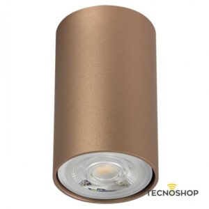PLAFONE LED "AXIS" RAME OPACO CON PORTALAMPADA GU10