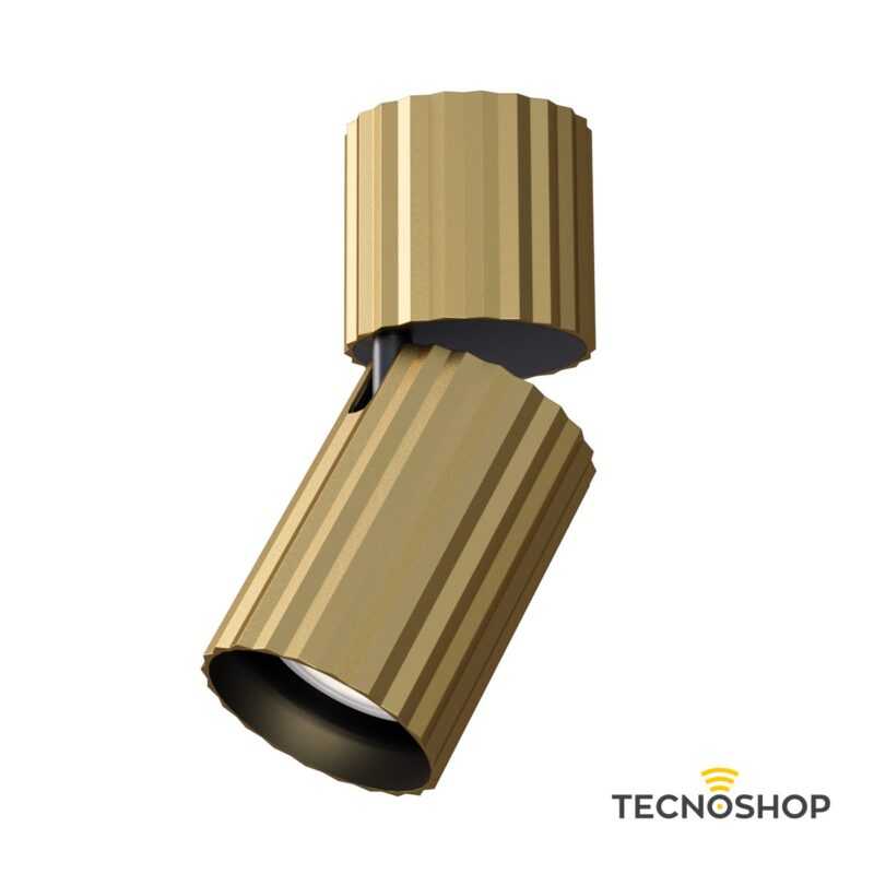 REDO APPLIQUE "DELPHI" ORIENTABILE 1xGU10 CON FINITURA ORO OPACO