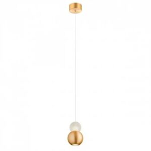 SOSPENSIONE AOBA 8W 3000K ORO SPAZZOLATO ANODIZZATO