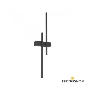 REDO APPLIQUE LED "TANGENT" 12W 64cm 3000K NERO