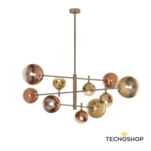 SOSPENSIONE JACO 29,5W 3000K 3417LM 1085CM NERO E ACRILICO SATINATO BIANCO