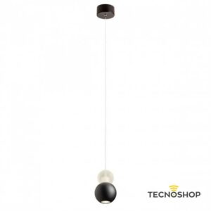 SOSPENSIONE AOBA 8W 3000K NERO SABBIATO