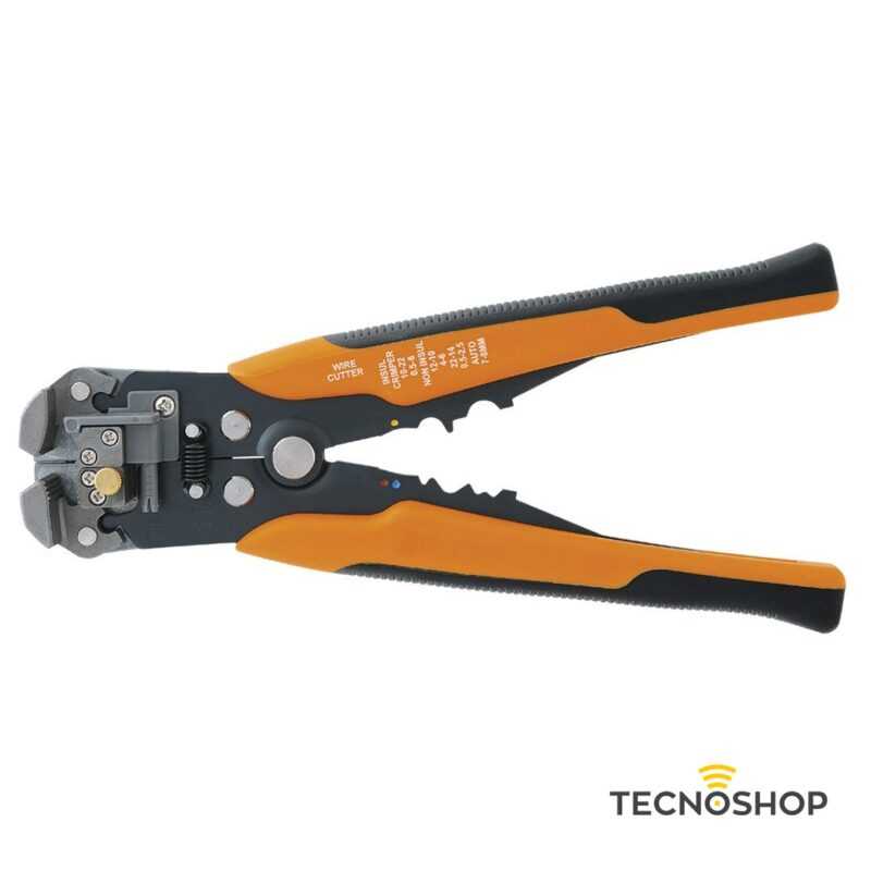 TOPEX PINZA SPELLAFILI AUTOMATICA 205mm PER CAVI 0,5-6mm2