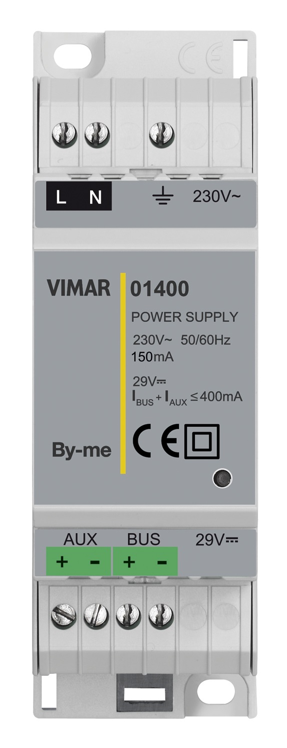 VIMAR 01400 ALIMENTATORE 230V~ 29Vdc 400mA