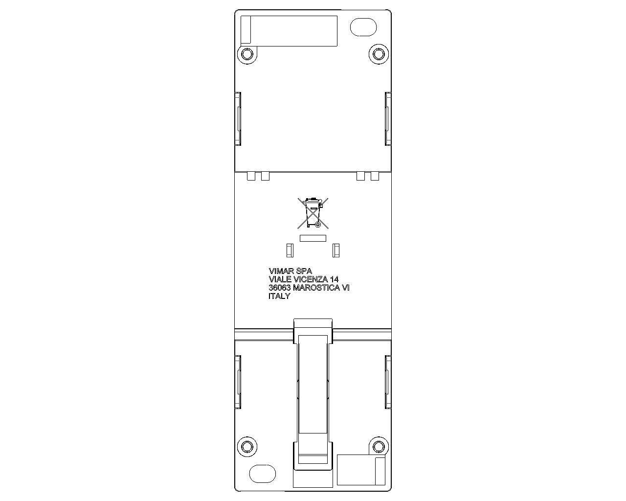 VIMAR 01400 ALIMENTATORE 230V~ 29Vdc 400mA - immagine 3