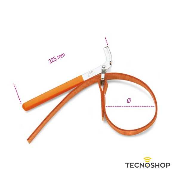 BETA CHIAVE A NASTRO PER FILTRI OLIO Ø MAX 240 mm - immagine 2
