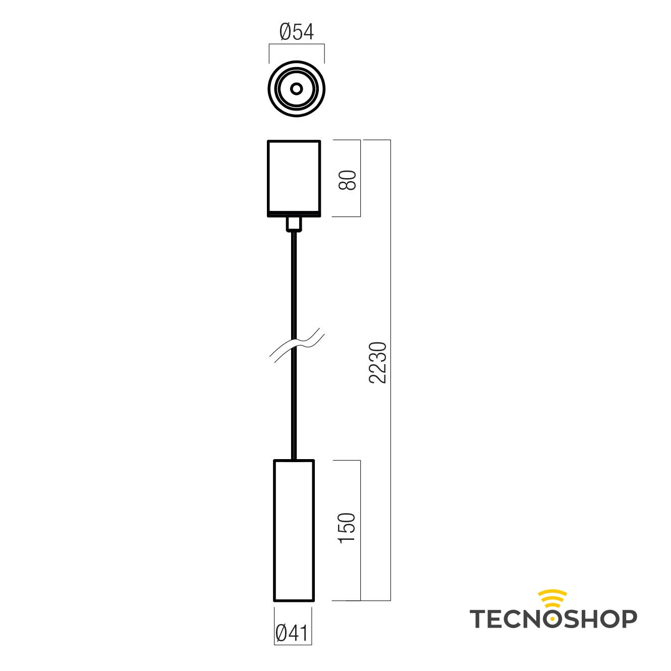 REDO SOSPENSIONE LED TAKTO 3000K SILVER COFFEE - immagine 2