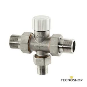 RBM VALVOLA DI ZONA MOTORIZZABILE A 3 VIE CON BOCCHETTONI DA 3/4" M