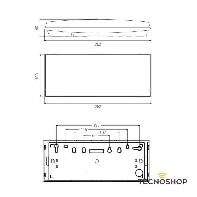 PERRY PLAFONIERA DI EMERGENZA LED SERIE GS 70LM 1H SE - immagine 2