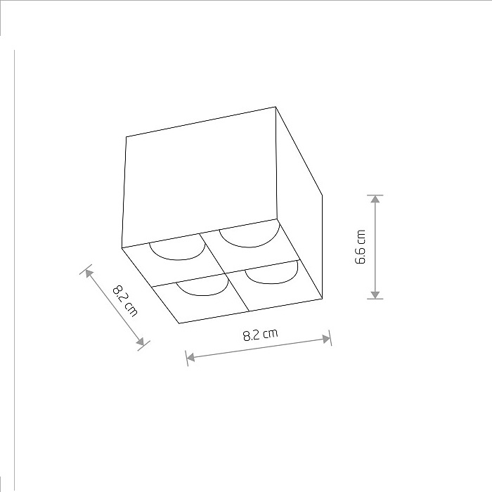 NOWODVORSKI PLAFONE MIDI LED A 4 LUCI 16W 3000K IP20 BIANCO - immagine 4