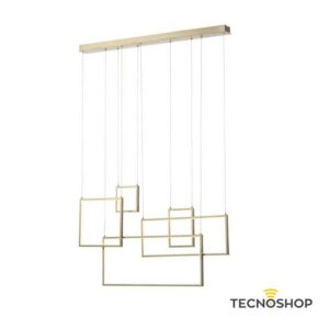 REDO SOSPENSIONE "PLANA" 80W 3000K 5360LM ORO OPACO