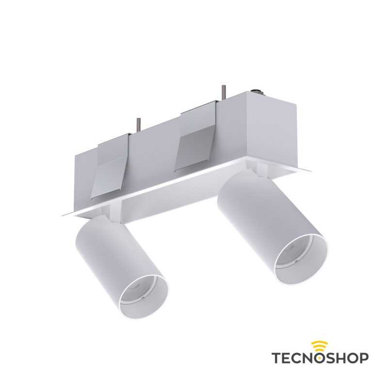 NOWODVORSKI PLAFONE INCASSO MOD.DEEP 2xGU10 29CM BIANCO