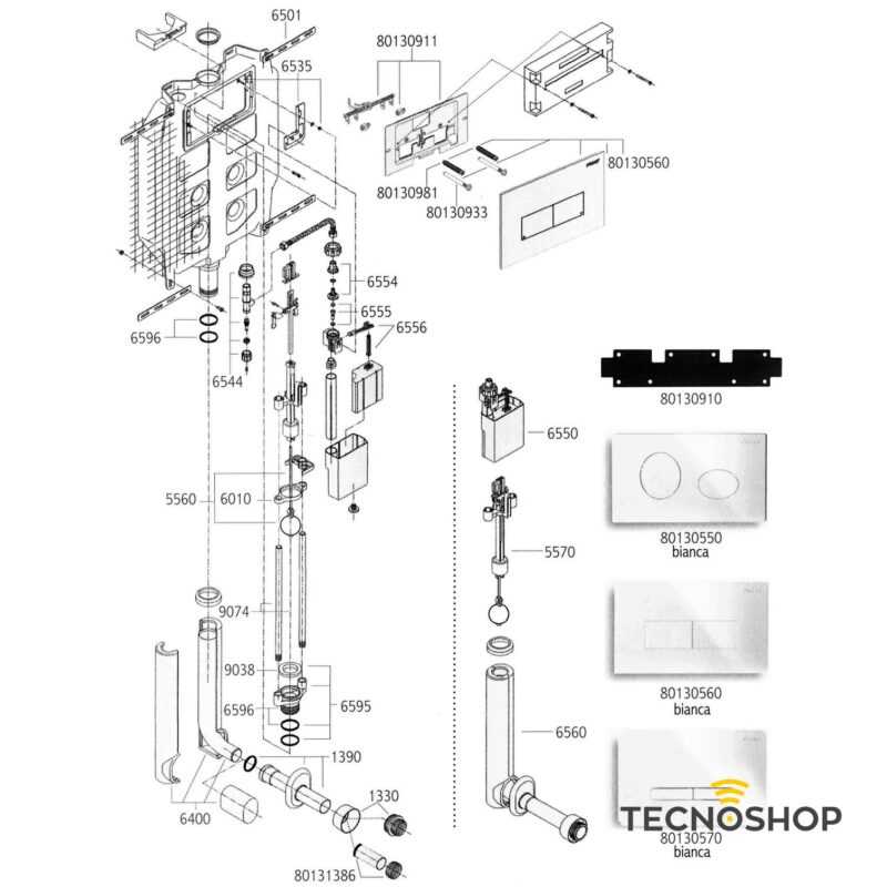 PUCCI GRUPPO VALVOLA COMPLETO 6550 PER "ECO" E "SARA" - immagine 2