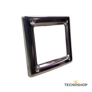 URMET 1155/91 CORNICE 1 MODULO IN ACCIAIO LUCIDO