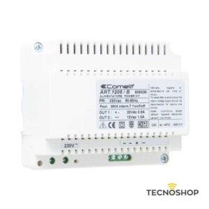 COMELIT ALIMENTATORE 1205/B DOPPIA USCITA 12VAC - 20VDC