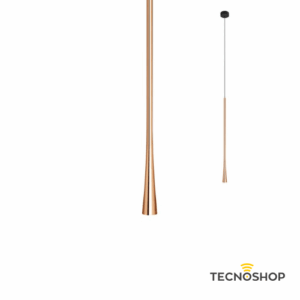 REDO SOSPENSIONE "ITO" 7W 3000K 60cm ORO ROSA