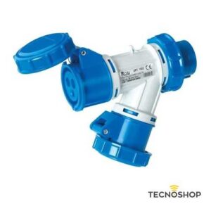 MOLTIPLICATORE CEE A 2 USCITE DA 16A 3P+T IP67 380V