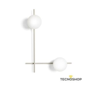 MILOOX APPLIQUE "MIKADO" 2xG9 CORPO CIPRIA E VETRI OPACHI