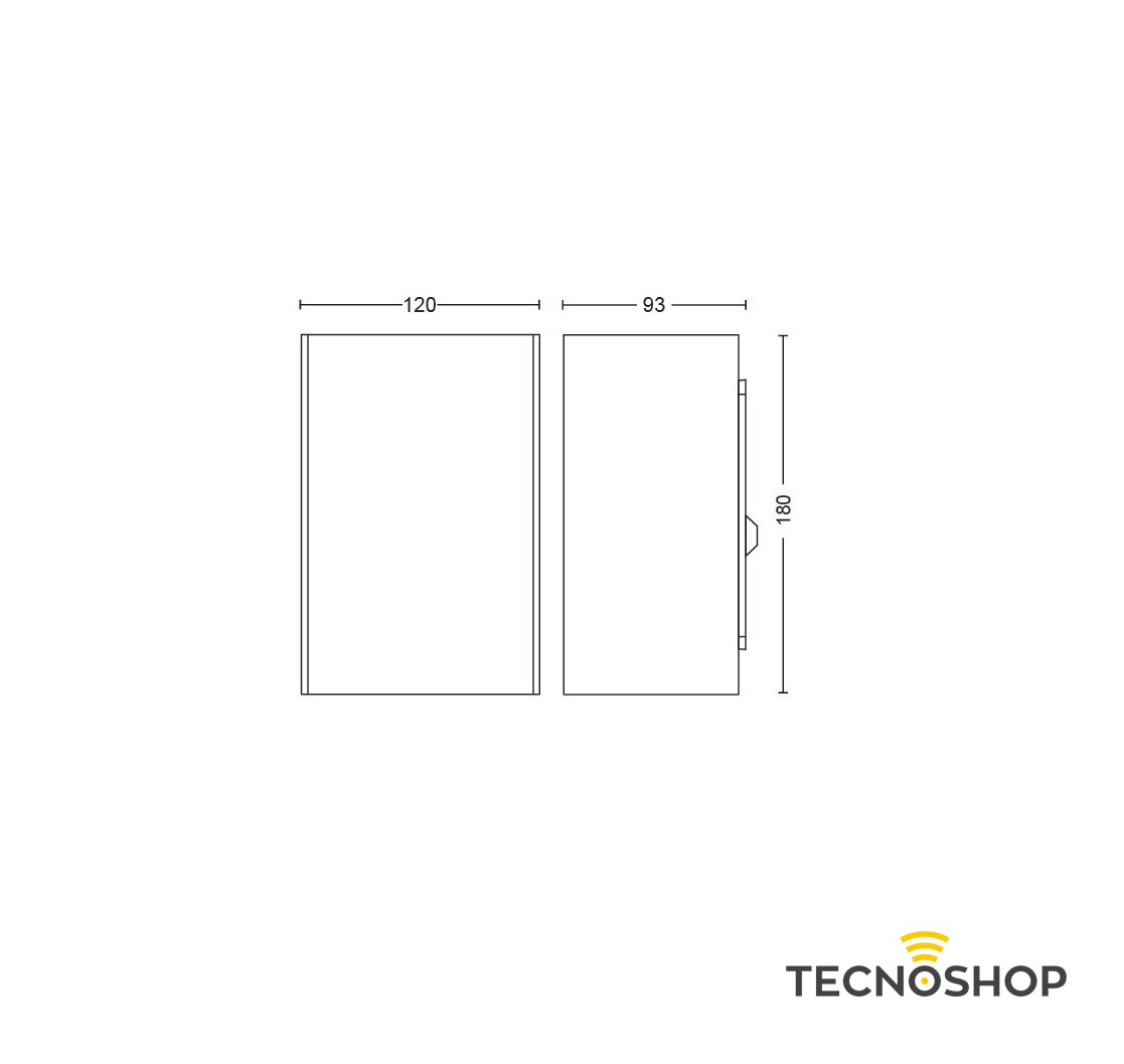 PHILIPS HUE LAMPADA DA PARETE NERA PER ESTERNO RESONATE - immagine 3