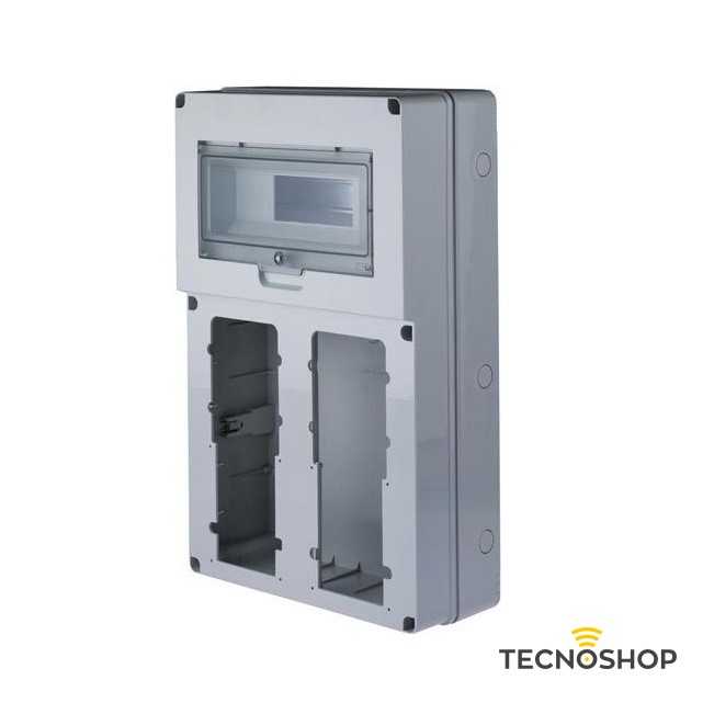 ROSI QUADRO VUOTO PER 2 PRESE ORIZZONTALI IP65 12 MODULI - immagine 2