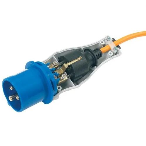 ROSI ADATTATORE SPINA CEE 2P+T DA 16A - PRESA SCHUKO IP65