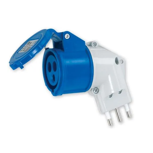 ROSI ADATTATORE DA SPINA A PRESA CEE 2P+T DA 16A 220V