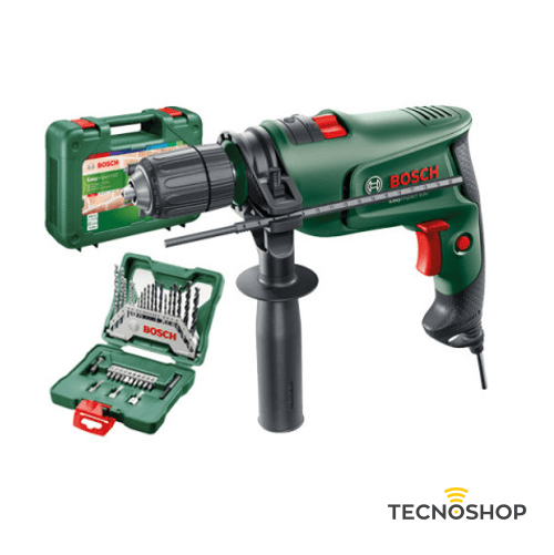 BOSCH TRAPANO IN VALIGETTA 630W 230V CON SET PUNTE DA 33 PEZZI