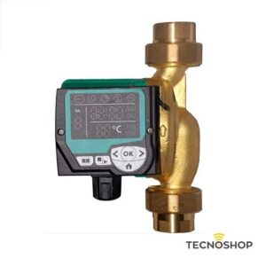 CIRCOLATORE IN OTTONE SANY 25/60-130 PER SANITARIO CON BOCCHETTONI E CAVO