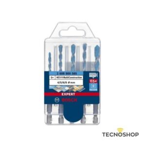BOSCH SET 5 PUNTE HEX-9 MULTI CONSTRUCTION Ø 4-8mm
