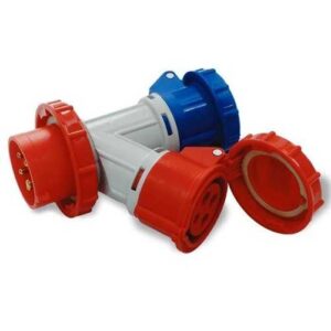 ROSI MOLTIPLICATORE A 2 USCITE CON 1 PRESA 3P+T 400V + 1 PRESA 2P+T 230V IP67