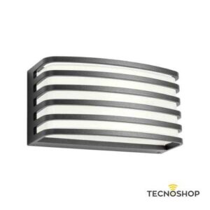 REDO APPLIQUE LED MOD. SEBRA 15W 3000K GRIGIO IP54