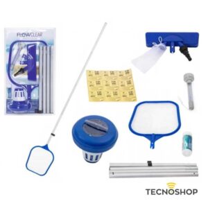 BESTWAY KIT ACCESSORI PULIZIA PISCINA 5 PZ