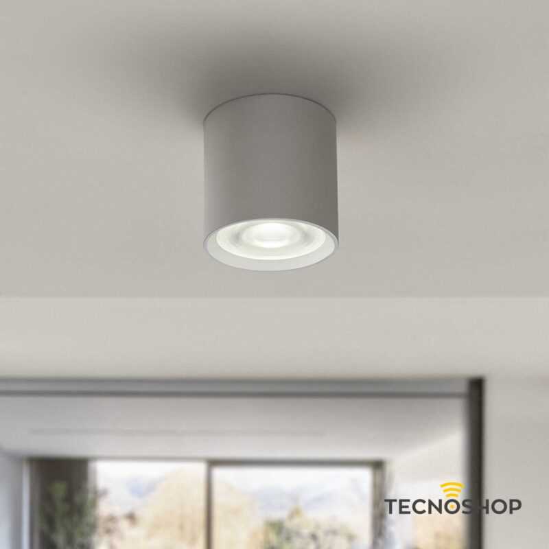 IDEAL LUX PLAFONE "DOT" CILINDRICO 4W 3000K BIANCO OPACO - immagine 3