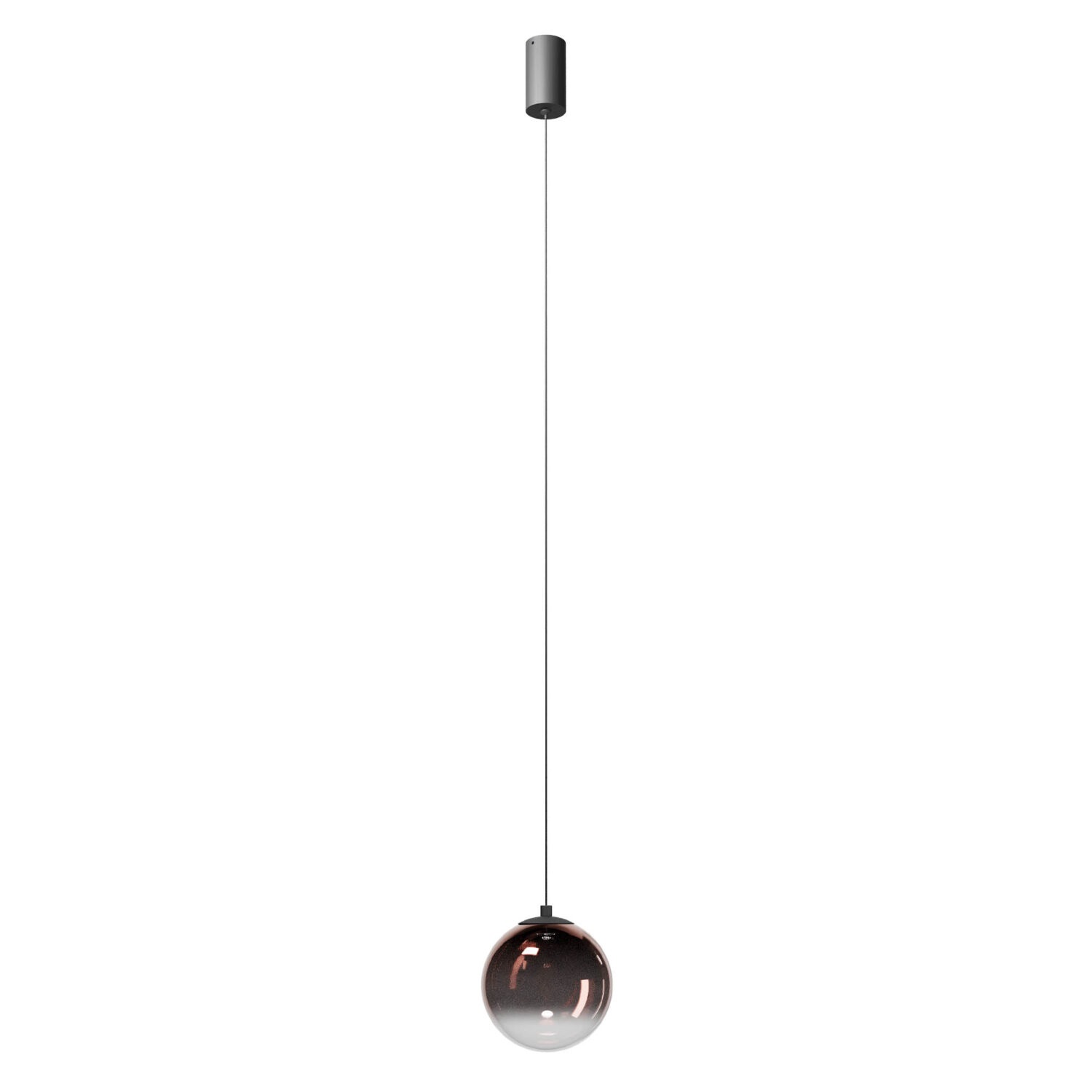 REDO SOSPENSIONE LED IRIDES 5W 3000K 404LM D.15CM GRADIENT COFFEE
