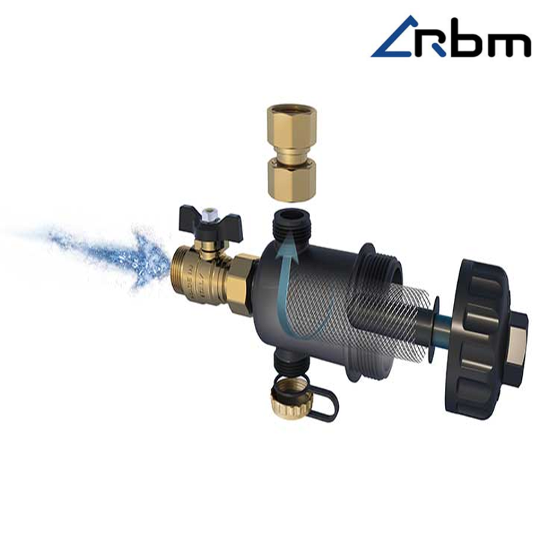 RBM FILTRO DEFANGATORE MAGNETICO COMPATTO MG1 NERO DA 3/4" - immagine 4