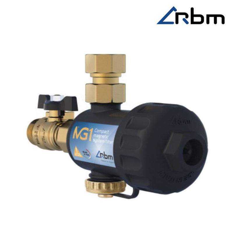 RBM FILTRO DEFANGATORE MAGNETICO COMPATTO MG1 NERO DA 3/4" - immagine 2