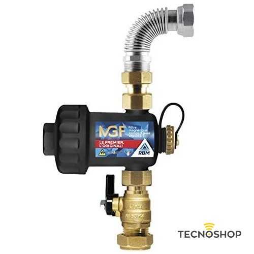 RBM FILTRO DEFANGATORE MAGNETICO COMPATTO MG1 NERO DA 3/4" - immagine 3