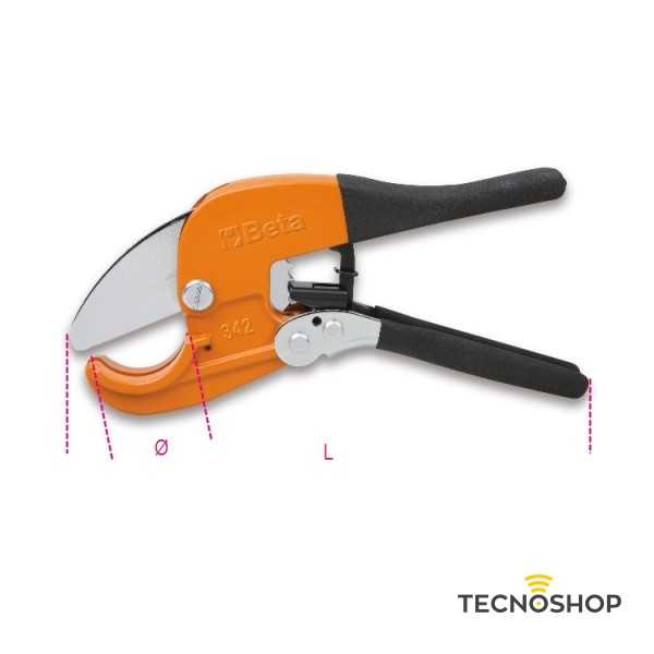 BETA CESOIA A CRICCHETTO PER TUBI IN PVC - immagine 3