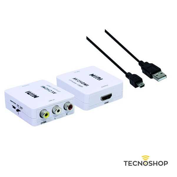 LIFE HDMI CONVERTITORE da A/V (CVBS) ad HDMI (tipo MINI)