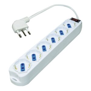 LIFE MULTIPRESA CON 6 PRESE 3500W CON INTERRUTTORE E CAVO 1.5mt