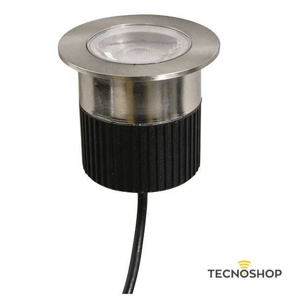 LIFE SEGNAPASSO LED A PAVIMENTO 12/24Vdc 5W 4000K IP67 IN ACCIAIO