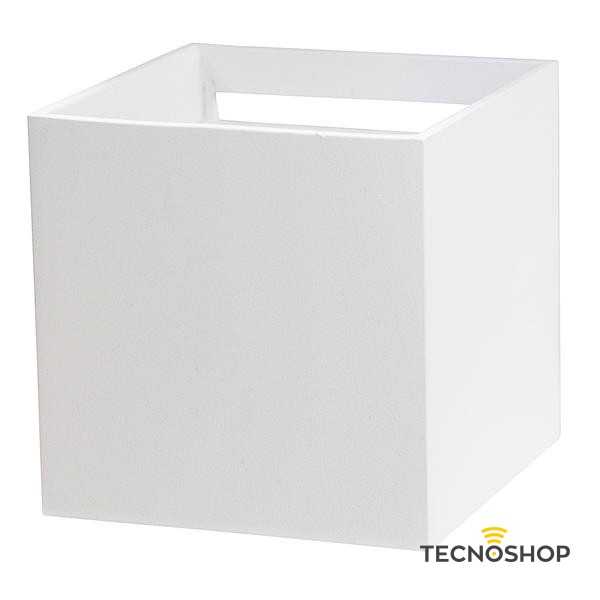 APPLIQUE LED QUADRATO BIANCO IP54 7W LUCE NATURALE