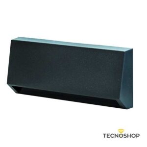 LIFE SEGNAPASSO RETTANGOLARE 3W 4000K IP65 CON FINITURA GRIGIA