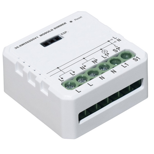 LIFE MODULO DIMMER 1CH A TAGLIO DI FASE SMART WIRELESS + RF 220V 200W