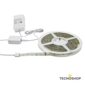 LIFE KIT STRISCIA LED WIRELESS 3mt 24W RGB+W CON ALIMENTATORE E CONTROLLER