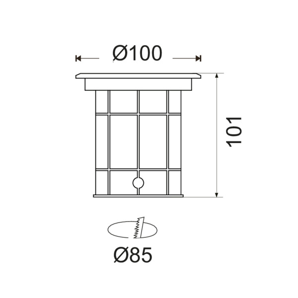 LIFE INCASSO A PAVIMENTO IN ACCIAIO 316 1xGU10 IP67 CARRABILE - immagine 3
